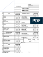 Check list de inspección vehicular