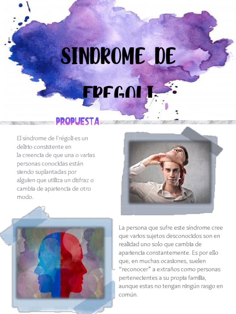 Síndrome de Frégoli: síntomas y casos | PDF | Engaño | Psicopatología
