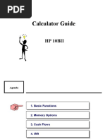 HP 10BII CalculatorGuide