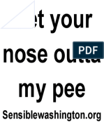 nose pee