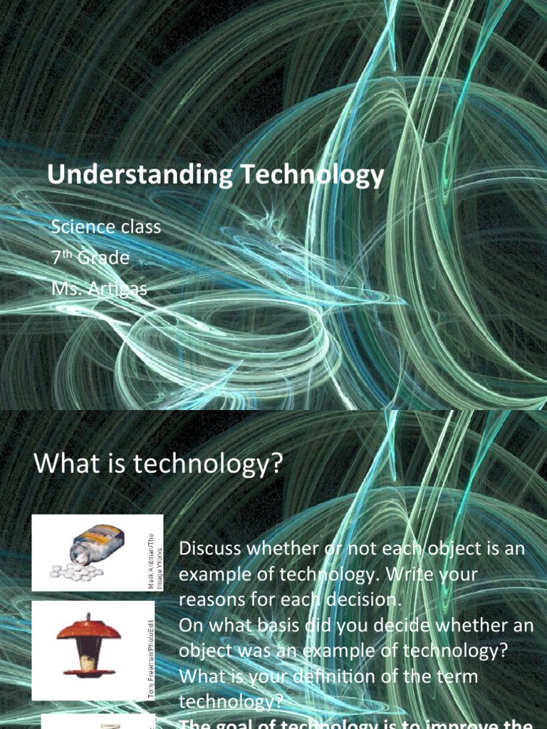 Defining Technology for 7th Graders | PDF