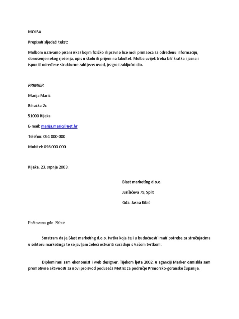 MOLBA | PDF