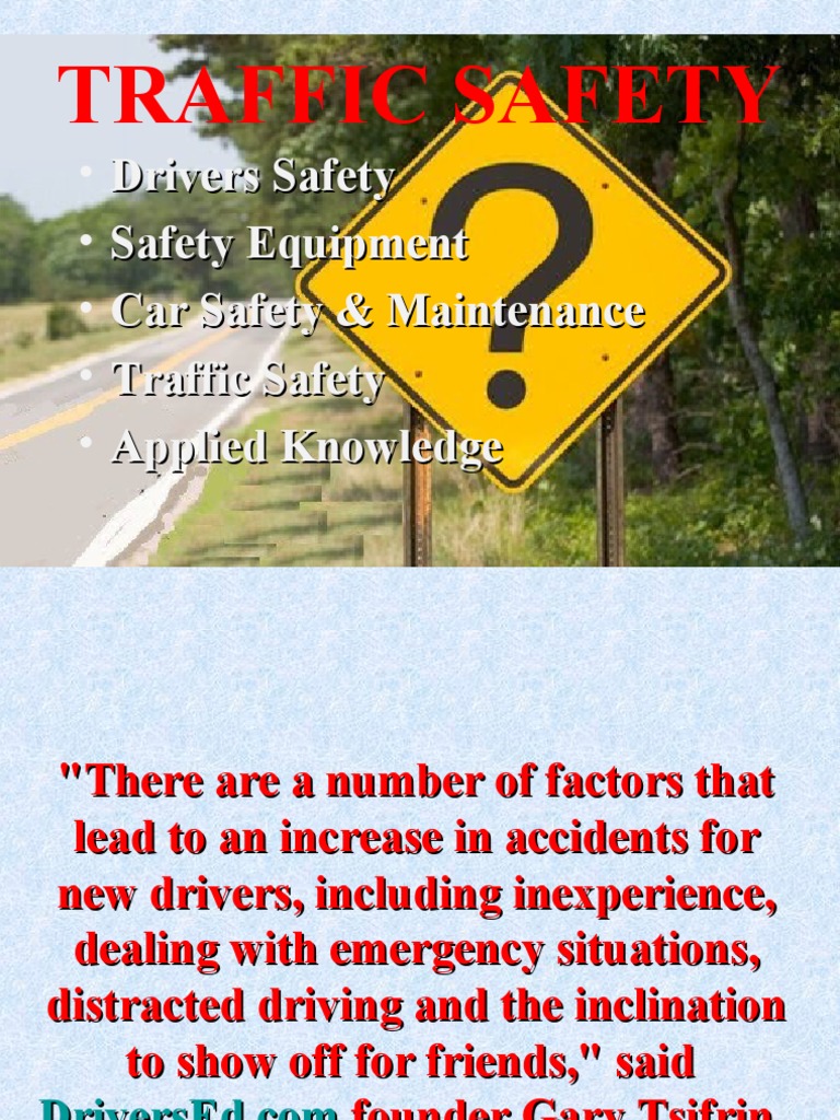 Teen Driver Safety Tips and Risks | PDF | Traffic Collision | Road ...
