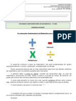 Operações básicas com números inteiros