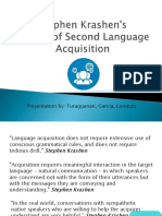 Stephen Krashen - S - Theory of Language Acquisition