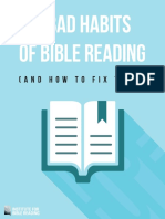 3 Bad Habits of Bible Reading: (And How To Fix Them)
