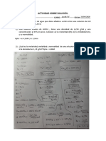 ACTIVIDAD SOBRE DILUCIÓN