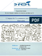 L'impact de L'e-Commerce Sur L'économie Marocaine