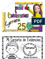 Carpeta de Evidencias Semana 25