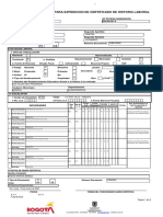 Formato Unico para Expedicion de Certificado de Historia Laboral