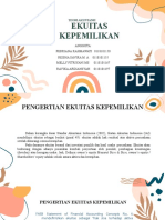 Ekuitas Kepemilikan Teori Akuntansi