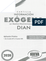 Cartilla Informacion Exogena Dian 2020