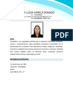 Linda Lucia Varela Donado: Perfil