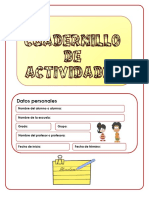 Cuadernillo de Actividades Para Primer Grado