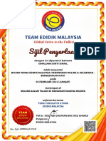 Sijil Penyertaan EDidik Malaysia - G-72074129@Moe-dl - Edu.my