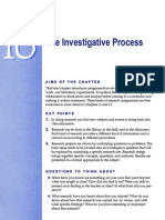 The Investigative Process: Aims of The Chapter