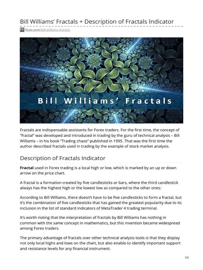 Bill Williams Fractals in Forex Trading | PDF | Technical Analysis ...