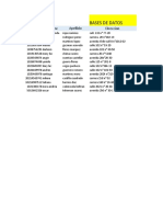 Bases de Datos y Factura