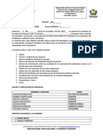 ACTA EVALUACION POR PERIODO (4 Grado 3°