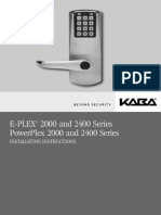 E-Plex 2000 and 2400 Series Powerplex 2000 and 2400 Series: Installation Instructions