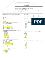 Soal Ujian Sekolah Matematika Peminatan