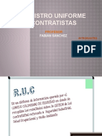 Registro Uniforme de Contratistas - Diapositiva