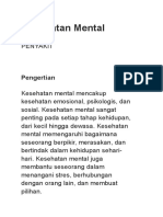 Kesehatan Mental: Pengertian