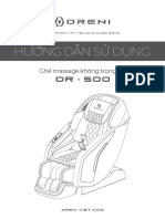 Hướng dẫn sử dụng ghế massage toàn thân Oreni OR-500 PDF