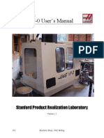 HAAS VF-0 User's Manual: Stanford Product Realization Laboratory