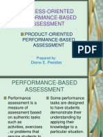 Product-Oriented Performance-Based Assessment