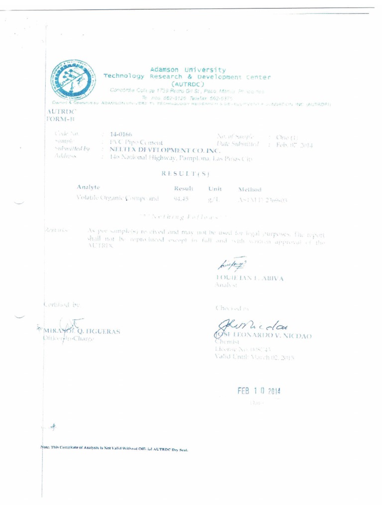 Neltex PVC Pipe Cement PDF, 53 OFF