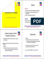 Fundamentals of Probability: Random Variables, Joint & Conditional Dists, Normal Dists