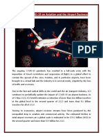 Impacts of COVID On Aviation Industry