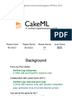Cakeml: A Verified Implementation of ML