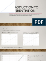 Introduction To Differentiation