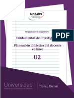 Unidad 2 Planeación Didáctica.