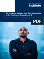 Developing Values and Competencies With Maximum Engagement