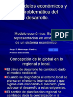 Los Modelos Económicos y La Problemática Del Desarrollo