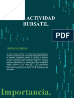 ACTIVIDAD BURSATIL