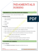 Nursing Theories and Concepts