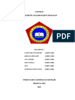 Laporan Analisis Bahan Makanan