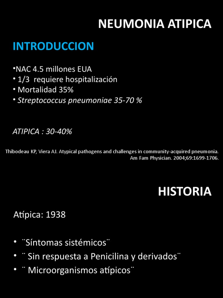 Neumonia Atipica | PDF | Neumonía | Enfermedades y trastornos