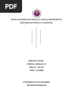 Download MAKALAH PERANAN BUDAYA LOKAL MENDUKUNG KETAHANAN BUDAYA NASIONAL by anon_278064 SN49745595 doc pdf