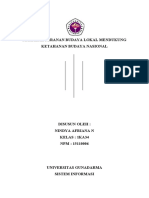 Makalah Peranan Budaya Lokal Mendukung Ketahanan Budaya Nasional