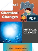 Physical and Chemical Changes - SCIENCE