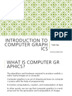 Introduction To Computer Graph ICS: Unit One