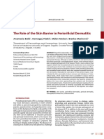 Role of impaired skin barrier in periorificial dermatitis