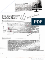 SM Final (BCG Growth, Share Portfolio Matrix)