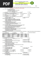 St. Joseph College of Canlaon, Inc.: Diagnostic Test in Science 5