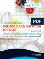 OCR Food and Nutrition For GCSE - Home Economics
